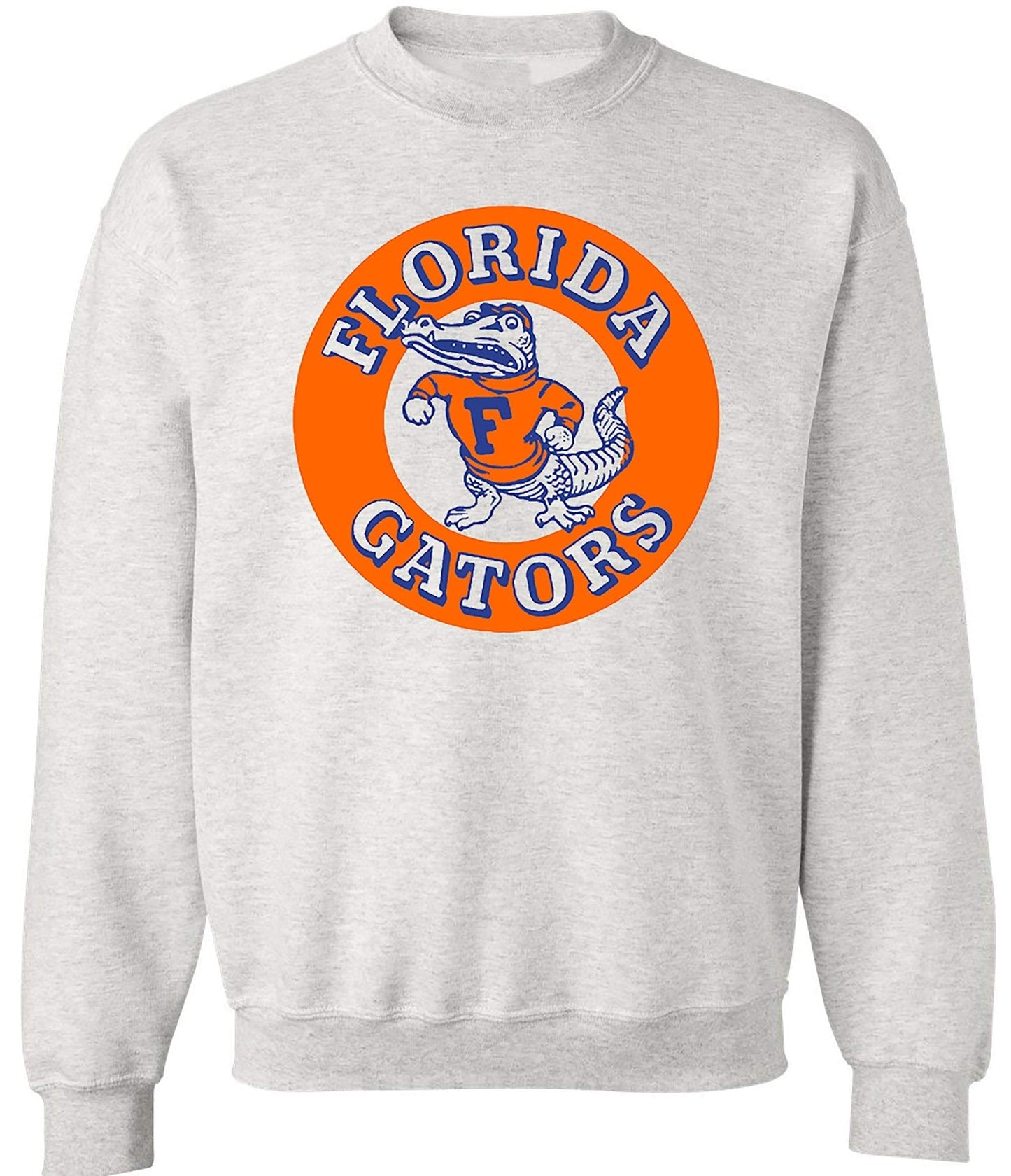 Florida Gators Vintage 1955 Sweatshirt in Old Skool Grey with orange logo.