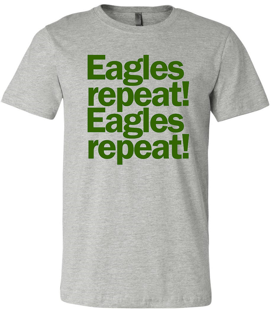 NEW! Eagles Repeat Repeat 2025-26 Tee