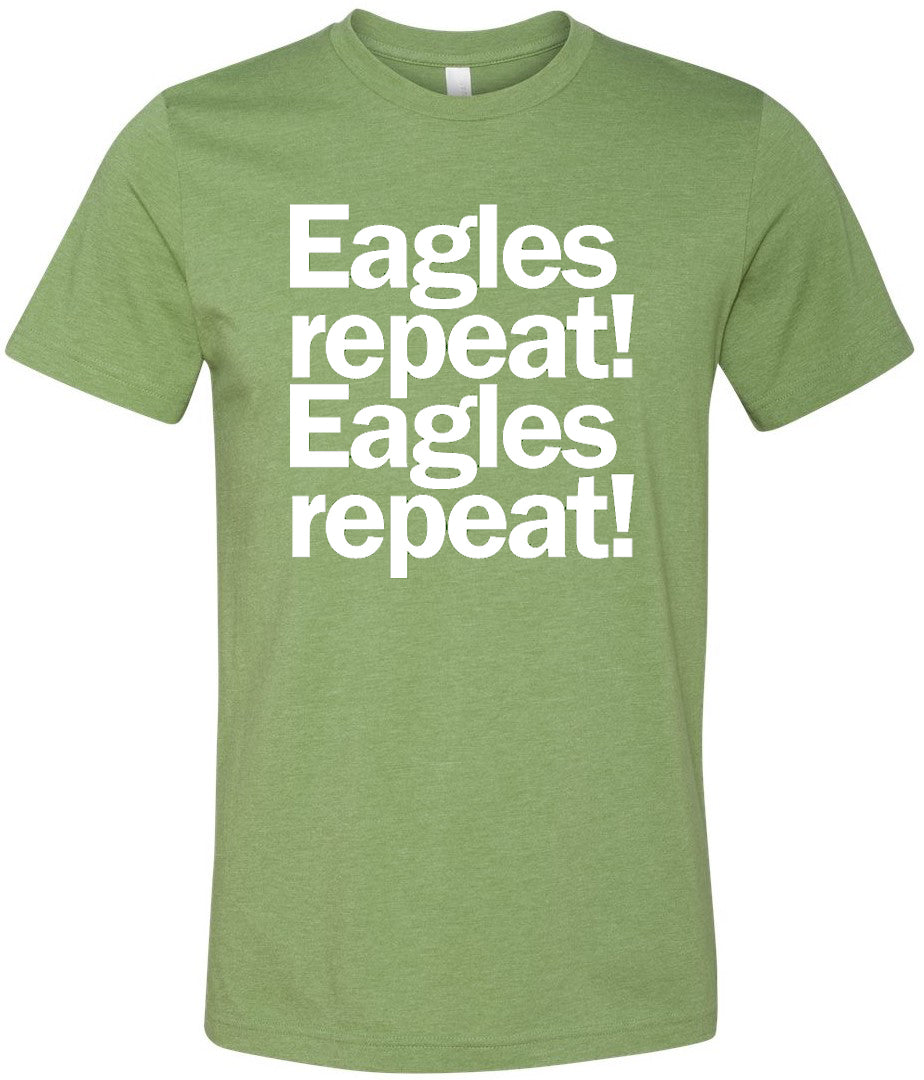 NEW! Eagles Repeat Repeat 2025-26 Tee