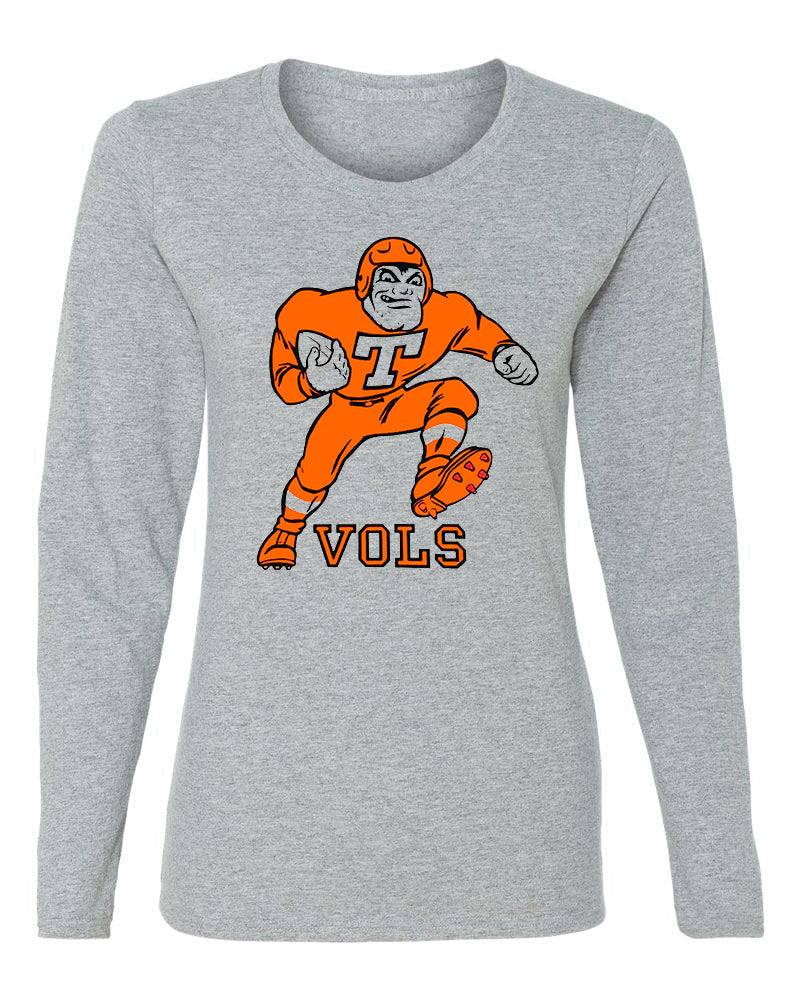 Tennessee Vols Vintage Booster Club Tee in Old Skool Grey with classic design.