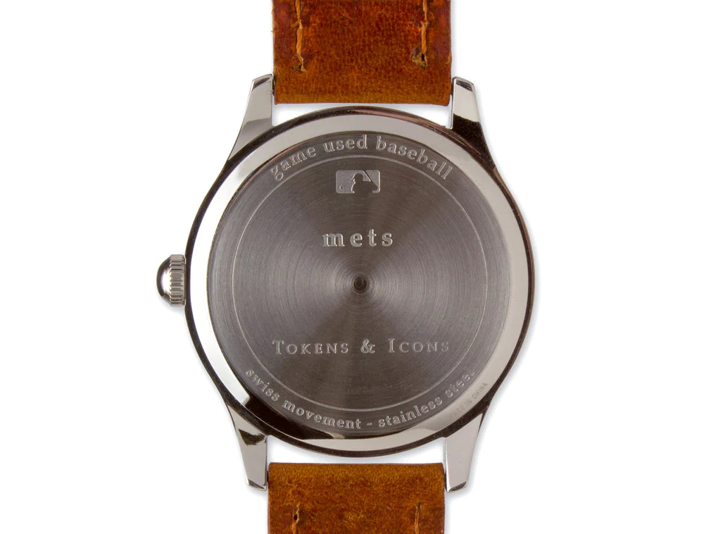 New York Mets Game Used Baseball Watch - RetroSportCo