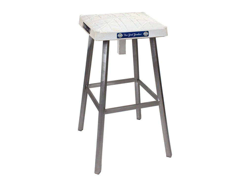 New York Yankees Game Used Base Bar Stool - RetroSportCo
