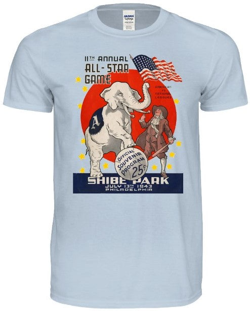 1943 Shibe Park Major League Baseball All Star Tee