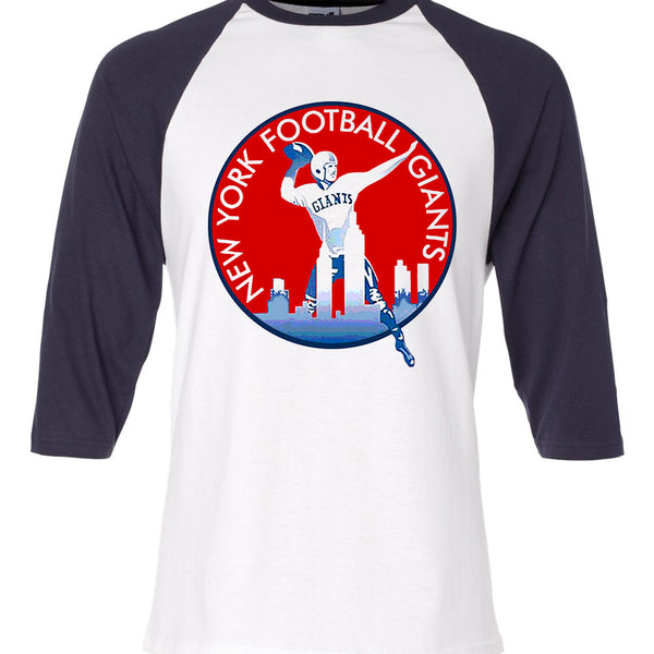 1960 New York Giants NFL Media Guide Raglan Tee