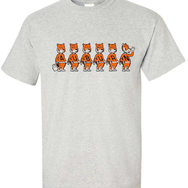 Auburn Tigers Vintage Booster Club Tee in Old Skool Grey.