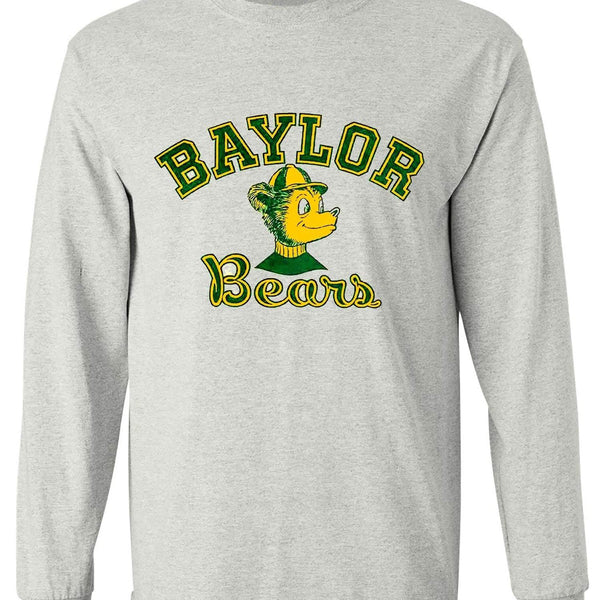 Baylor Bears Vintage Booster Club Tee in Old Skool Grey.