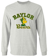 Baylor Bears Vintage Booster Club Tee in Old Skool Grey.