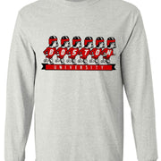 Boston Terriers vintage booster club tee in Old Skool Grey with Boston University graphic.