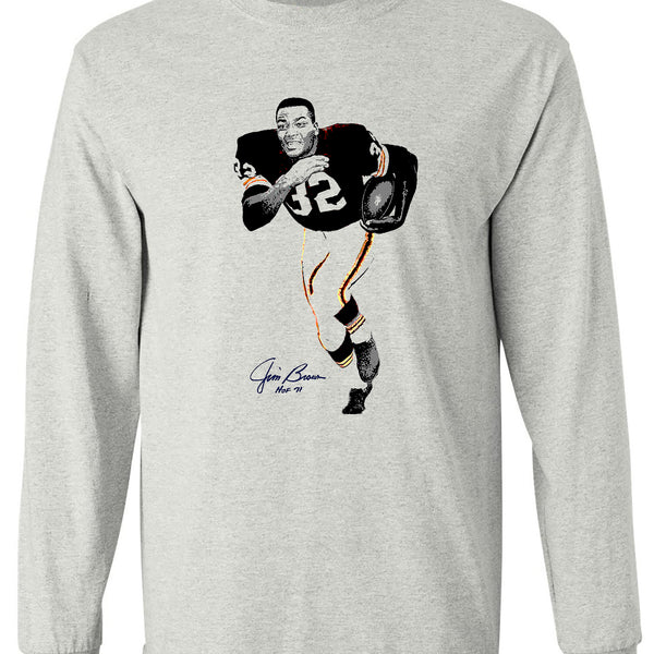 Jim Brown Cleveland Browns NFL Legends Signature Collection Tees