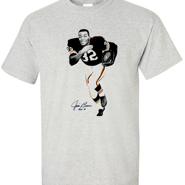Jim Brown Cleveland Browns NFL Legends Signature Collection Tees
