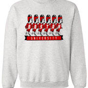Boston Vintage Booster Club Sweatshirt in Old Skool Grey with Terriers graphic.