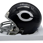 Dick Butkis Chicago Bears Autographed Throwback Mini Helmet