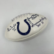 Baltimore Colts Legends Autographed NFL Hall of Fame Leather Football
