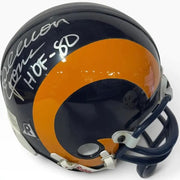 Deacon Jones Los Angeles Rams Autographed Throwback Riddell Mini Helmet