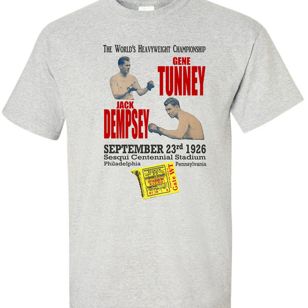 Dempsey Tunney 1926 Boxing Championship Tee
