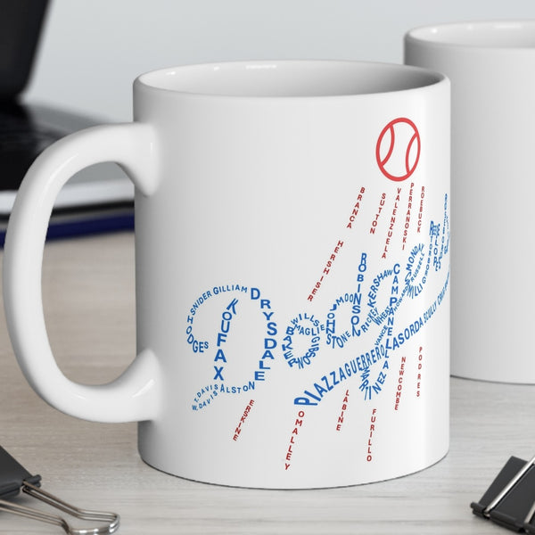 Los Angeles Dodgers Legends Ceramic Mug
