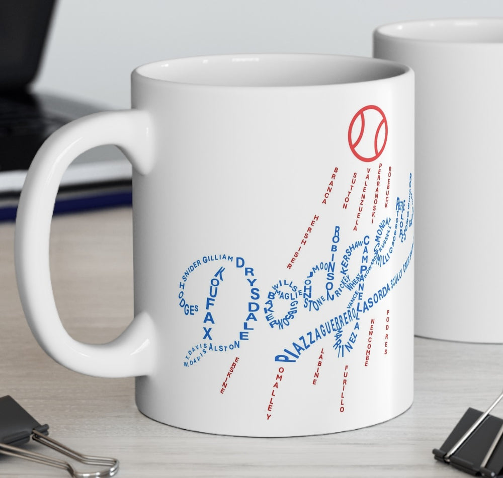 Los Angeles Dodgers Legends Ceramic Mug