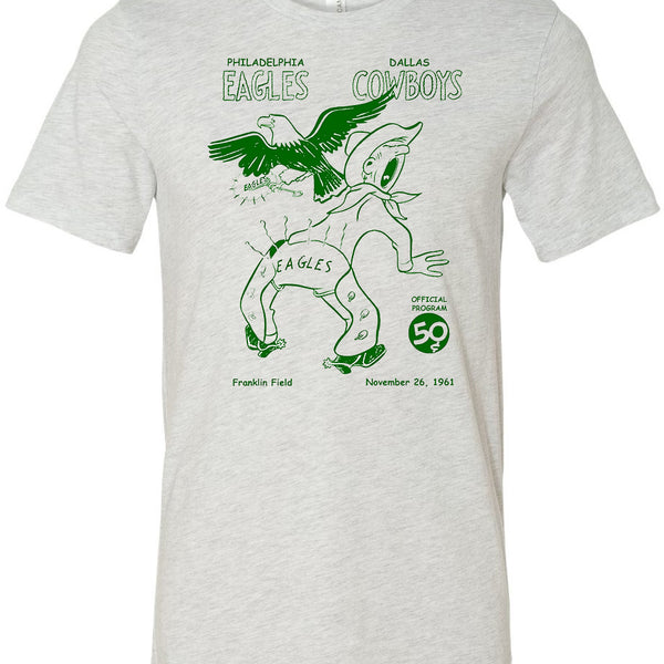 Philadelphia Eagles Dallas Cowboys 1961 Program Tee