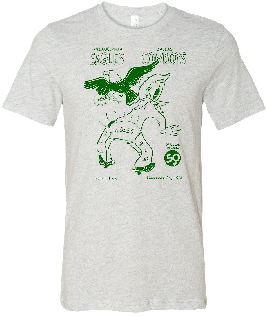 Philadelphia Eagles Dallas Cowboys 1961 Program Tee