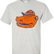 Florida Gators Vintage Booster Club Mascot Tee in Old Skool Grey.