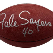 Gayle Sayers Chicago Bears Autographed Wilson NFL Football