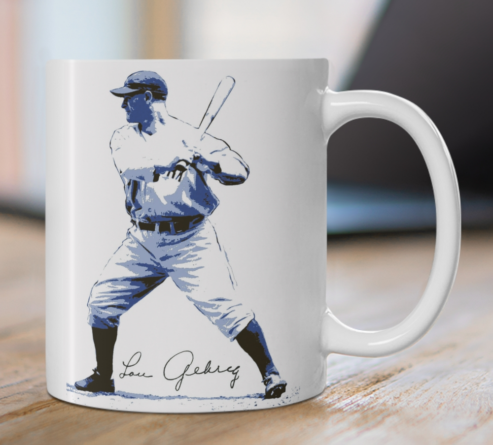 Lou Gehrig Signature Collection Ceramic Mug