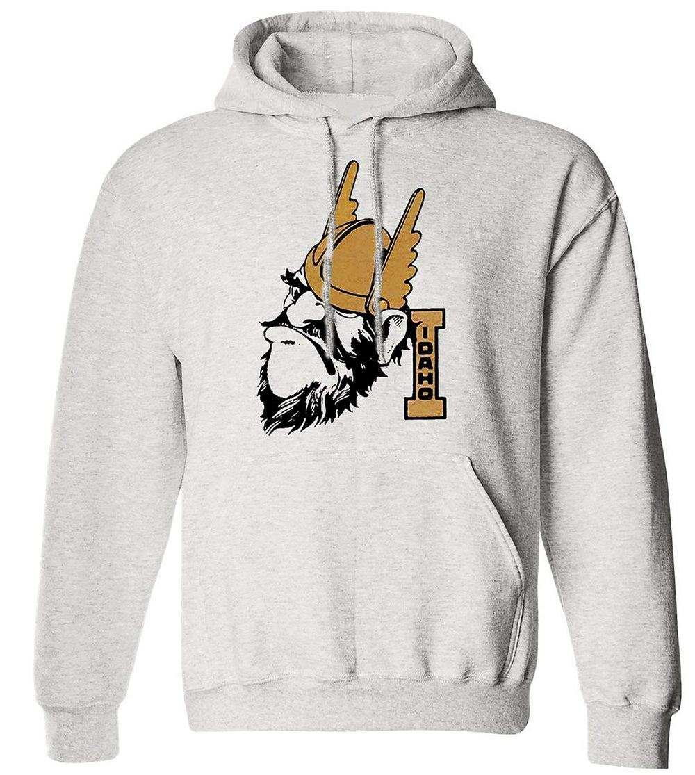 Idaho State Vintage Booster Club sweatshirt in Old Skool Grey with Vandals design.