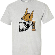 Idaho State Vintage Booster Club tee in Old Skool Grey with Vandals logo.