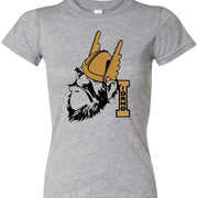 Idaho State Vintage Booster Club Tee in Old Skool Grey with Vandal design, 100% ringspun cotton.