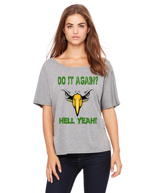 NEW!  Philadelphia Eagles Let's Do It Again Ladies Tee