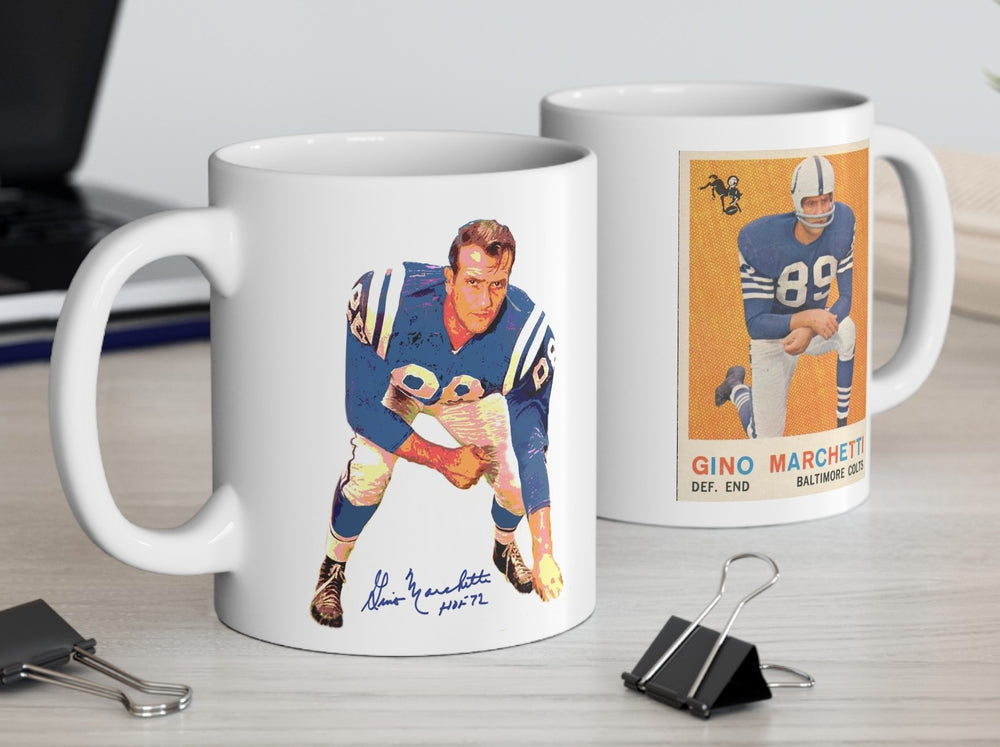 Gino Marchetti Baltimore Colts NFL Legends Signature Collection Ceramic Mug