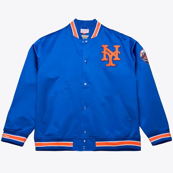 New York Mets 1976 Throwback Dugout Satin Jacket