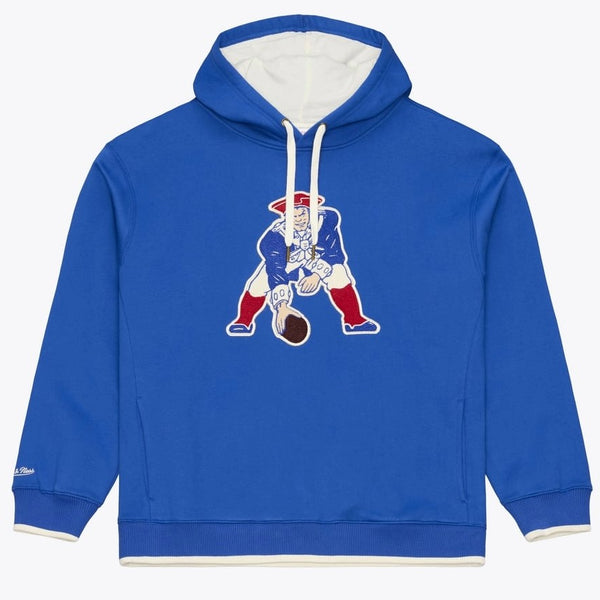 New England Patriots Royal Heavyweight Fleece Hoodie
