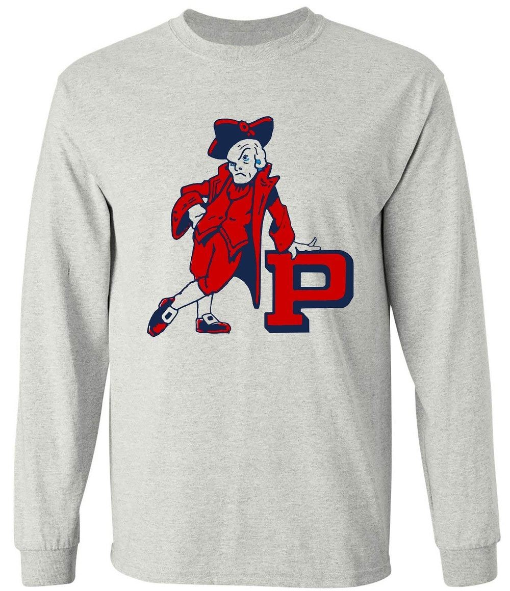 Penn Quakers Vintage Booster Club tee in Old Skool Grey with graphic design.
