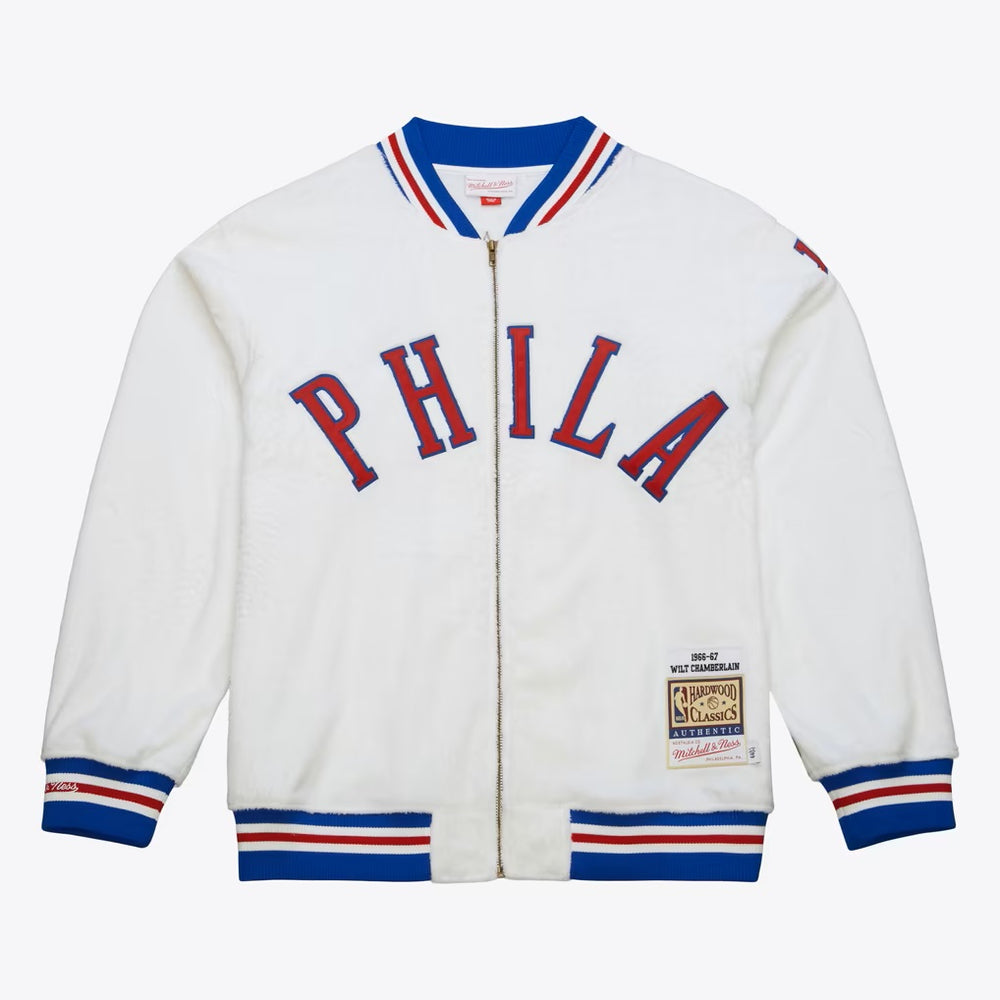 Philadelphia 76ers 1966-67 Wilt Chamberlain Warm Up M&N Jacket
