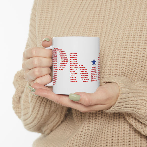 Phillies Legends Ceramic Graphic Mug