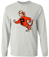 Princeton Vintage Booster Club Tees in Old Skool Grey with tiger logo.