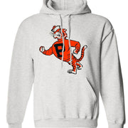 Princeton Vintage Booster Club sweatshirt in Old Skool Grey with tiger graphic.