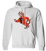 Princeton Vintage Booster Club sweatshirt in Old Skool Grey with tiger graphic.