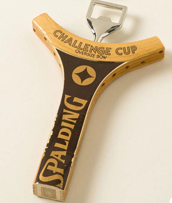 Vintage Recycled Tennis Racquet Bottle Opener