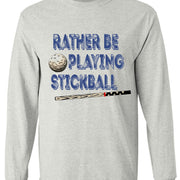 Rather Be Playing Stickball T-Shirt