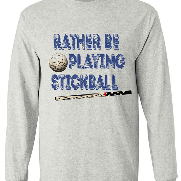 Rather Be Playing Stickball T-Shirt