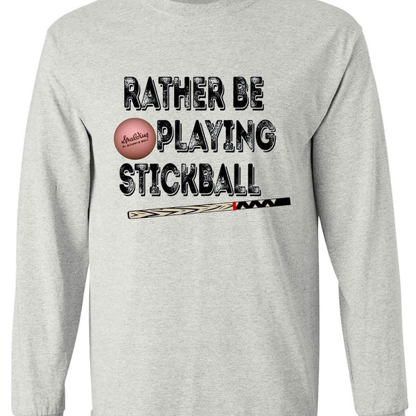 Rather Be Playing Pinky Stickball T-Shirt, asphalt color, vintage design, short or long sleeve, free shipping.