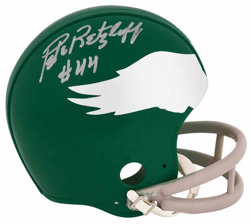 Pete Retzlaff Philadelphia Eagles Autographed Mini Helmet