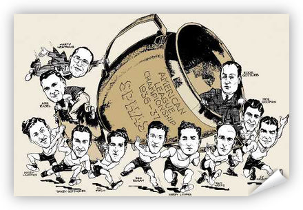 1936-37 Philadelphia Sphas Championship Poster