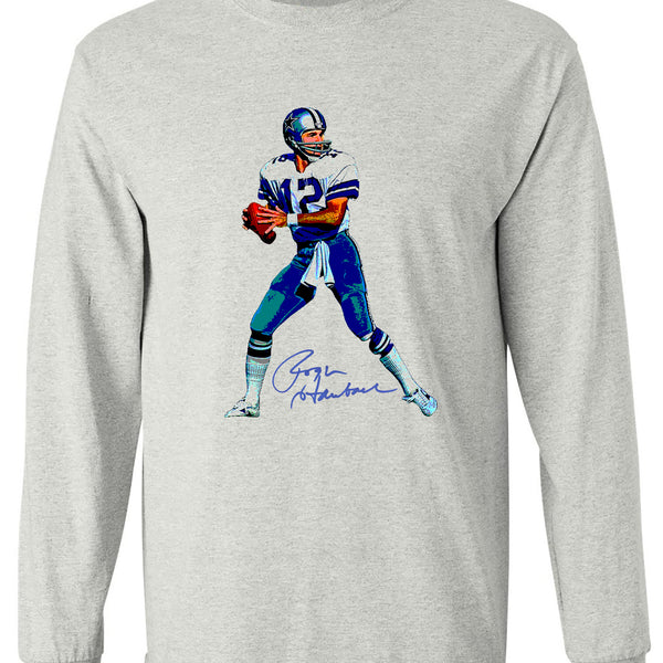 Roger Staubach Dallas Cowboys NFL Legends Signature Collection Tees