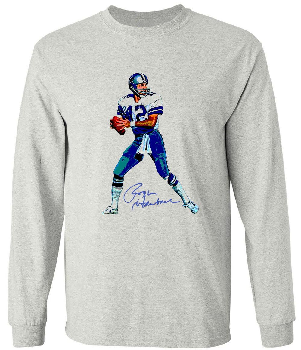 Roger Staubach Dallas Cowboys NFL Legends Signature Collection Tees