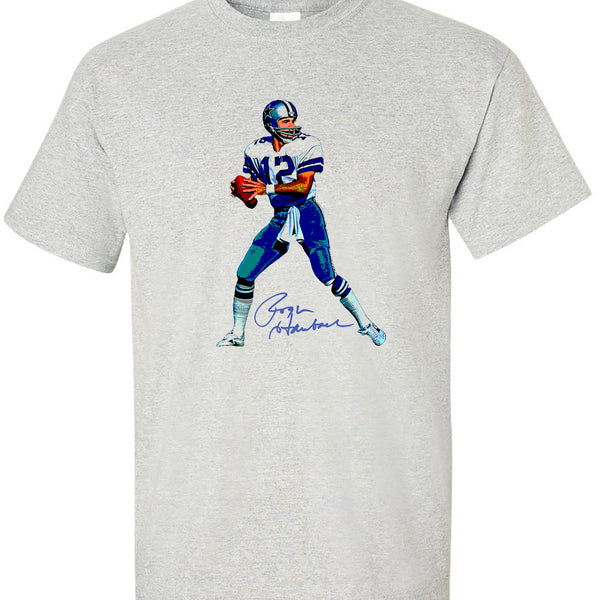 Roger Staubach Dallas Cowboys NFL Legends Signature Collection Tees