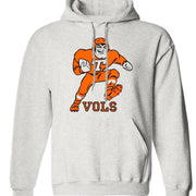 Tennessee Vols Vintage Booster Club sweatshirt in Old Skool Grey with retro design.