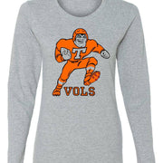 Tennessee Vols Vintage Booster Club Tee in Old Skool Grey with classic design.